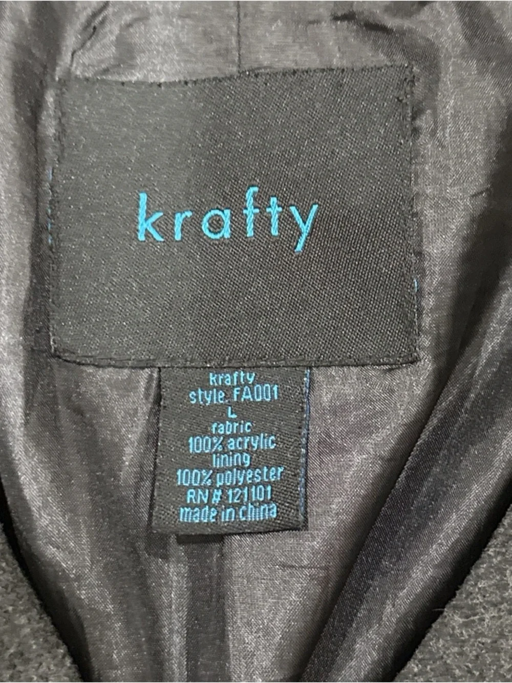 Women's Double-Breasted Black Peacoat Jacket